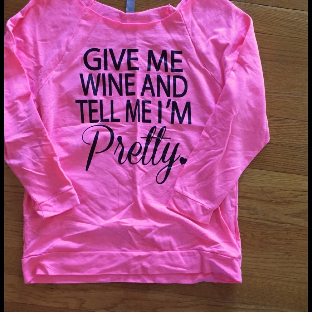 Next level apparel pink sweatshirt
